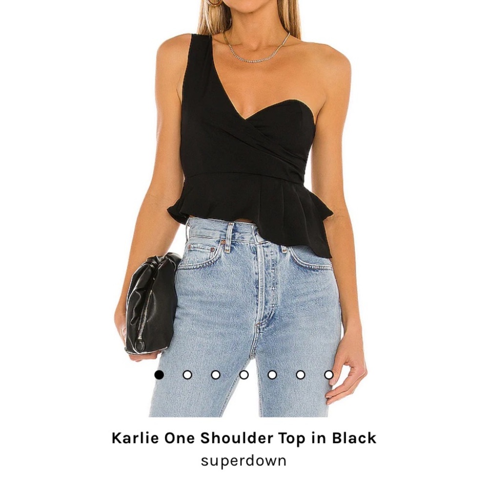 PRICE DROP superdown - Karlie One Shoulder Top. New with tags!!!